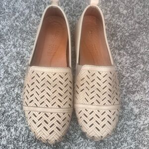 Spring Step Beige Woven Espadrilles